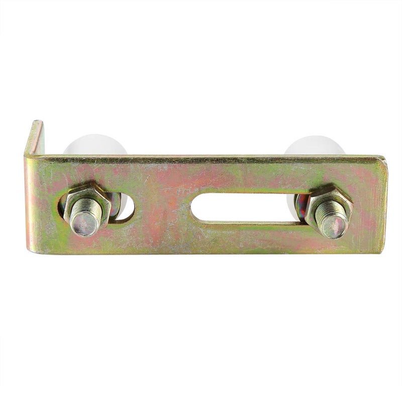 Skelang Slide Gate Guide Roller with L Post Bracket, Adjustable Dual Nylon Rollers Gate Assembly Support for Sliding Rolling Gates 2-5/16" Max Capacity - Image 4